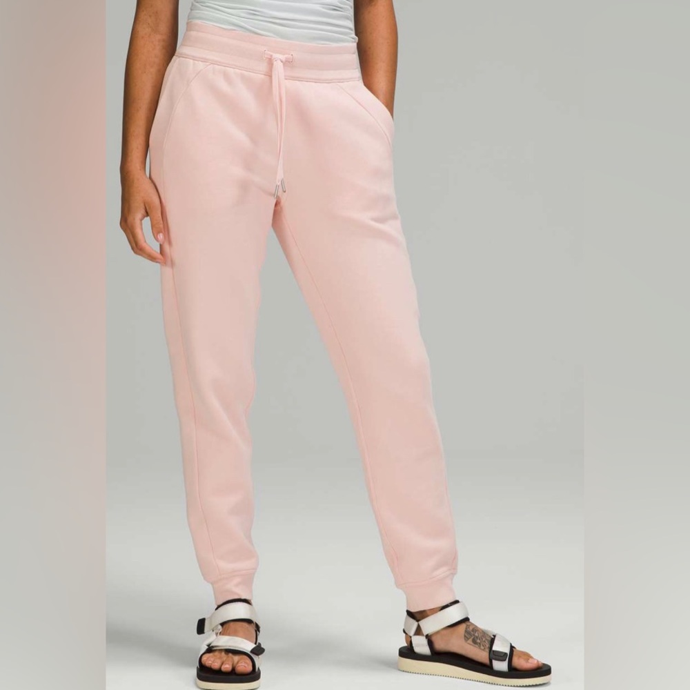 Lululemon Pink Mist Scuba High-Rise Jogger